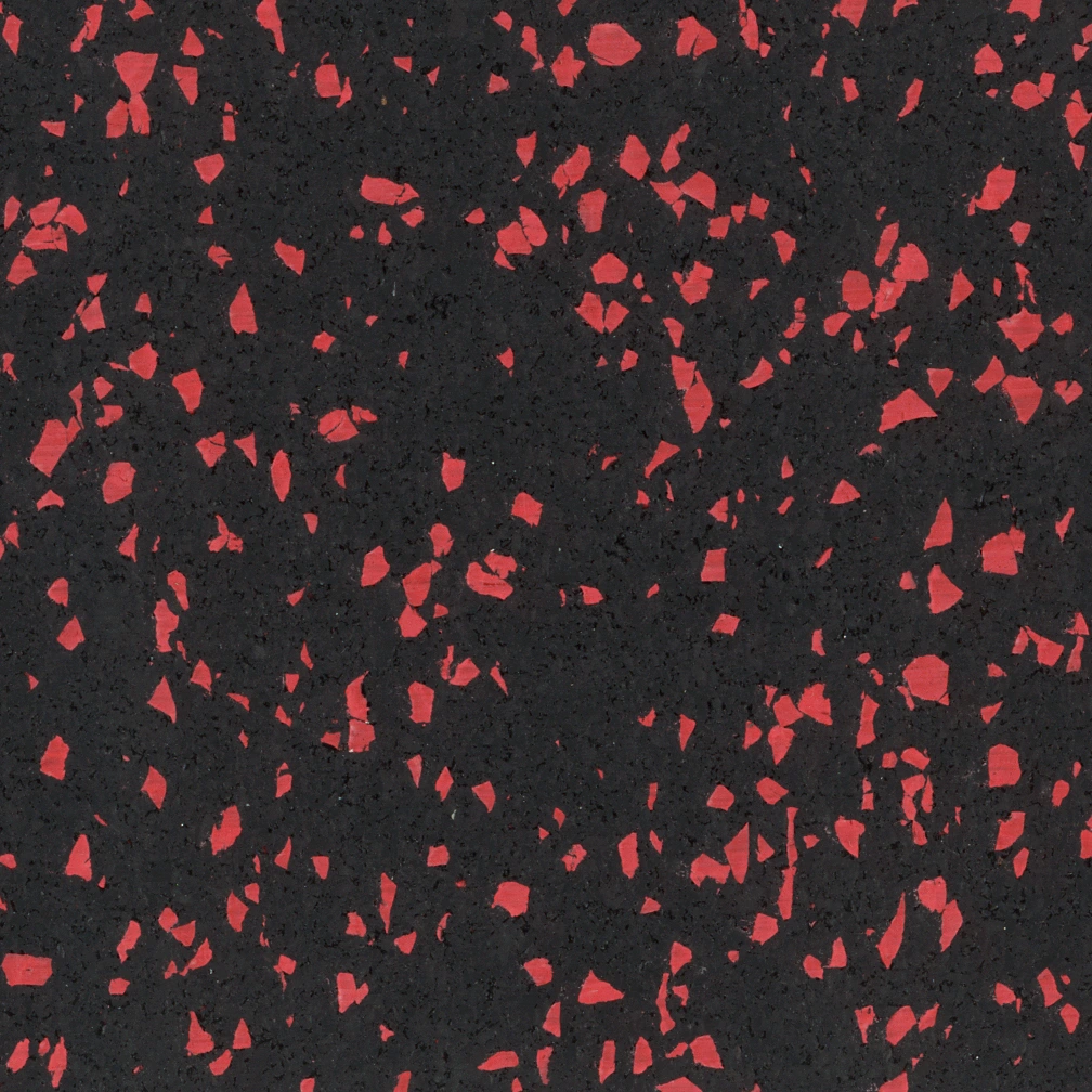 Atlas Red Fleck Rubber Gym Flooring