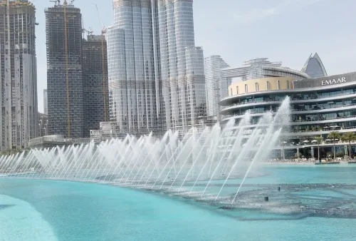 Dubai Fountain area