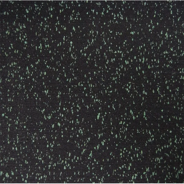 Midnight Black Fleck Rubber Flooring