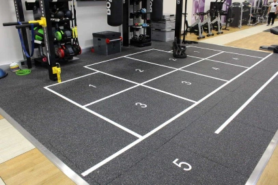 New style gym flooring
