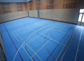 Polyurethane gym flooring