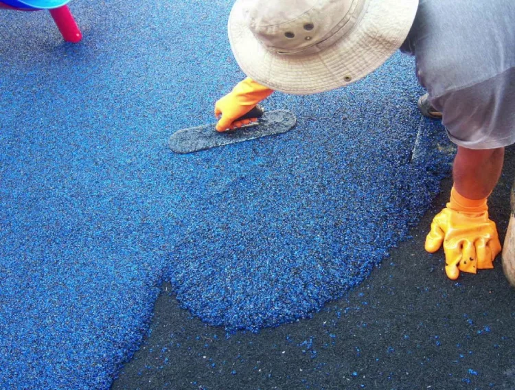 Poured-in-Place flooring