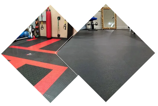 Rubber flooring installation services UAE