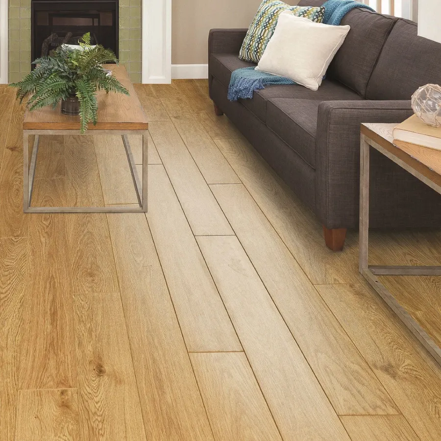 Parquet style laminate flooring