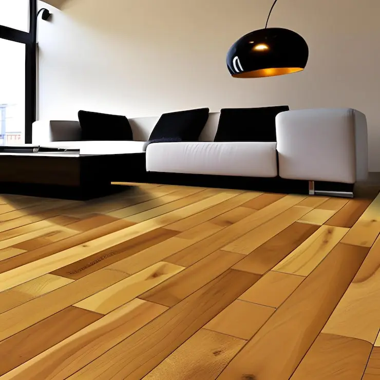 Concrete style LVT flooring