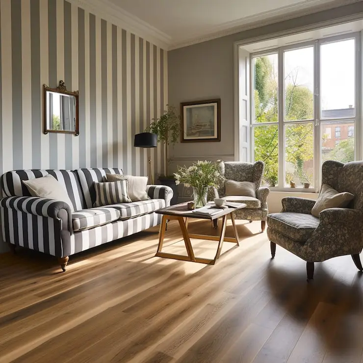 Rigid core LVT flooring