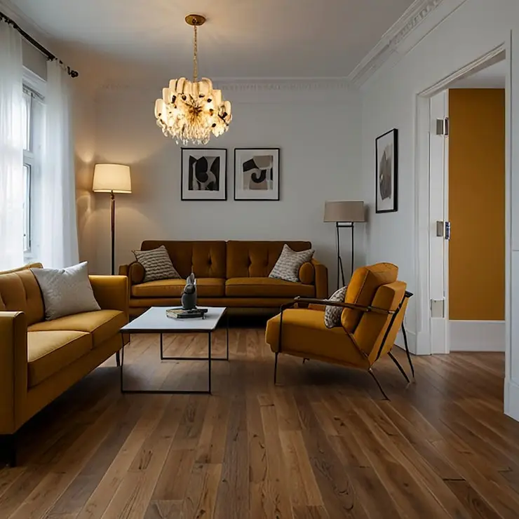 Stone effect LVT flooring