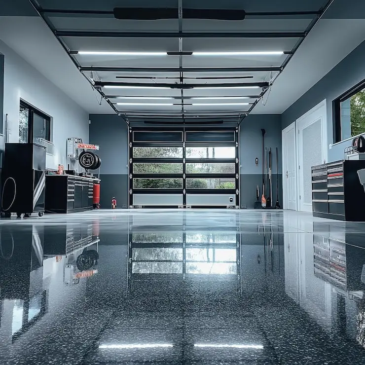 Epoxy garage flooring Dubai