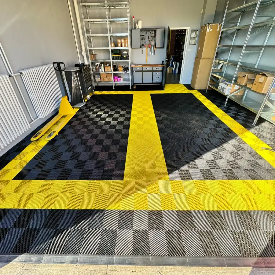 Free samples garage flooring Dubai shop
