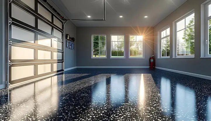 Garage flooring installation in Palm Jumeirah
