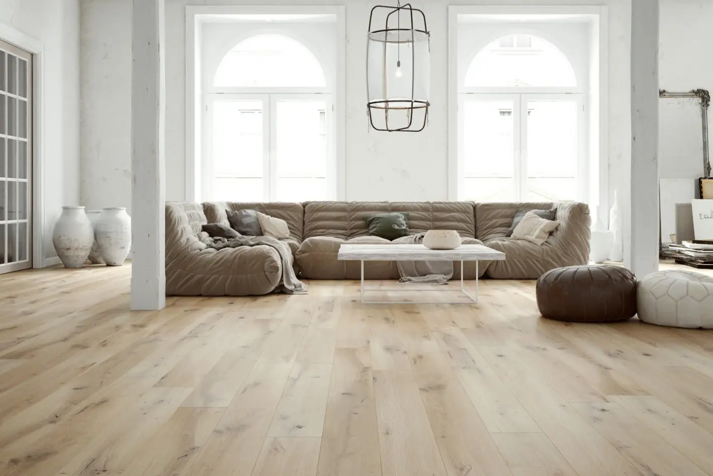 High durability parquet flooring for apartments