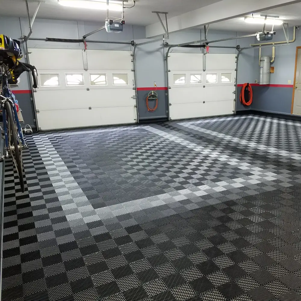 Vinyl Tile garage flooring